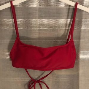 Red Bikini Top